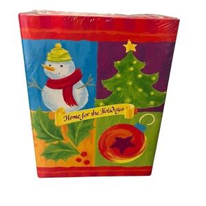 Amscan Whimsical Wishes Home for the Holidays Photo Album Snowman Christmas Tree